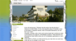 Desktop Screenshot of hotelharis.gr